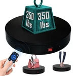 12.6INCH/350LBS Capacity Electric Motorized Turntable,remote Rotating Display.... Fixed Price $74.01.
