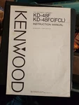Vintage Kenwood KD-48FC (fcl) Owners Instruction Manual.. Fixed Price $16.00.