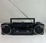 Magnavox Moving Sound Dual Cassette Deck Player Recording System D8077 Boombox. Fixed Price $42.00.