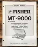 Fisher MT-9000-5 Record Player / Turntable Service Manual *original*. Fixed Price $39.97.