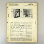 Truetone D-1645 Record Player Radio Sams Photofact Service Manual 466-33. Fixed Price $9.95.
