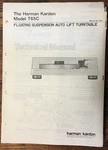 Harman Kardon Hk Record Player / Turntable Service Manual *original*. Fixed Price $24.97.