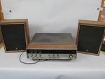 National Am/fm Multiplex Stereo Receiver Turntable Vintage Record Player Radio. Fixed Price $100.00.