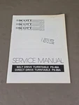 Scott Belt Turntable PS-49A Direct PS-69A Service Manual D-6021. Fixed Price $64.95.