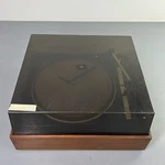 Vtg Montgomery Ward Airline GEN6755A Record Player Wooden Base. Fixed Price $138.00.