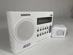 Sangean PR-D9W White Portable Am/fm Noaa Weather Alert Wx Radio Works/clean!. Fixed Price $33.99.