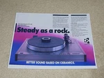 Kyocera PL-701 Turntable Ad, 1985, Pg, Article, Rare!. Fixed Price $9.99.