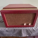 Admiral Model 338 RC607-1 Chassis 311A Vintage Portable Record Player Red/beige. Fixed Price $29.00.