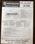 MAY/81 Hitachi -sdt -9330C Am.fm Service Manual. Fixed Price $20.00.