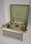 Vintage Motorola 5R23-G Portable Fiberglass Record Player Am Radio -parts/repair. Fixed Price $249.99.
