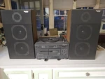 Vintage 1992 Realistic Clarinette 125 Am/fm Cassette Turntable Stereo Speakers. Fixed Price $95.00.