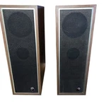 Vintage Admiral Corp Tunnel Reflex Woodgrain Bookshelf Speakers (2) 16". Fixed Price $80.00.