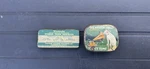 Antique Rca Victor Victrola Needles Advertising Tins Nipper. Fixed Price $55.00.