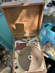 Trav-ler Model 7053 Record Player Electric Phonograph Travler Good Shape. Fixed Price $44.88.
