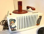 Restored Vtg 1951 Rca 45-EY-26 Alice In Wonderland 45S Record Player Phonograph. Fixed Price $729.00.