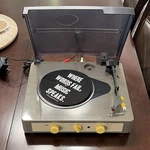Gadhouse Turntable W/ Stereo Rca Output & Aux. Fixed Price $50.00.