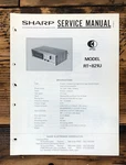 Sharp RT-821U Cassette Service Manual *original*. Fixed Price $19.97.