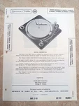 Zenith - Cobramatic Turntables Nos Sams Photofact 392/14. Fixed Price $14.90.