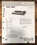 Sony PS-LX355 Record Player / Turntable Service Manual *original*. Fixed Price $19.97.
