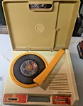 Vintage 1978 Fisher Price Portable Turntable Record Player 847T W/new Stylus. Fixed Price $59.99.