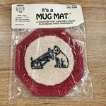 Vintage Nos Rca Vitor Record Nipper Logo Mug Mat Pad Trivet. Sealed. Fixed Price $29.99.