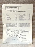 Oem 1964 Magnavox Service Manual Parts & List 1381 For R311 Series Am-fm Radio. Fixed Price $9.99.