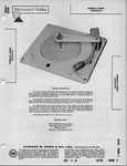 1960 Norelco AG1024/54 Record Player Changer Service Manual Photofact Phonograph. Fixed Price $8.99.