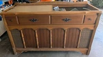 Vintage Mid-century Magnavox Astro-sonic Record Player Wood Console Am/fm Stereo. Fixed Price $150.00.