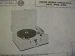 Airline 45XGAA-927A, 45XGAA-947A Phonograph Photofact. Fixed Price $5.00.