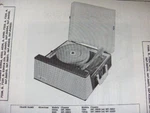 Silvertone 5245A, 6233, 6240, 7233 Phonograph Photofact. Fixed Price $6.50.