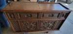 Vintage Magnavox Stereo Console Radio, Record Player, 8-TRACK, Pick-up Ct. Fixed Price $600.00.