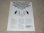 Empire Quad Cartridge Ad, 1972, 1000ZE/X, 999VE/X, Articles, Info, Pg. Fixed Price $9.99.