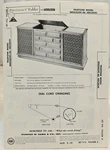 Truetone WEG5839C-86 (4DC5839) Record Player Cabinet Schematic, Parts List. Fixed Price $6.99.