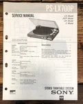 Sony PS-LX700P Record Player / Turntable Service Manual *original*. Fixed Price $24.97.