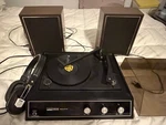 Vintage Montgomery Ward Airline Solid State Stereo Turntable Record Player. Fixed Price $300.00.