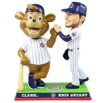Chicago Cubs Clark Kris Bryant Mascot Player High Five Bobblehead Mlb. Fixed Price $52.00.