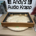 Vintage Lenco L85 Turntable Parts - Frame Plinth Skirt Wood. Fixed Price $85.00.