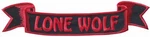 Large Back Patch Lone Wolf Desired Color Biker 28 Cm (678). Fixed Price $15.25.