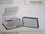 Motorola SP25W, HS-942 Phonograph Record Player Photofact. Fixed Price $6.50.