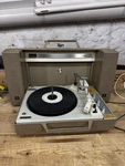 Vintage Wildcat Portable Record Player Solid State Turns On Is. Fixed Price $79.99.