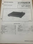 Fisher MT-9005 Stereo Turntable Original Service Repair Manual. Fixed Price $14.94.