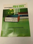 Vintage Pioneer Centres RH-60 8-TRACK Brochure Pamphlet Booklet 1970'S. Fixed Price $43.99.