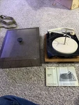 Vintage Sylvania Garrard 2025 Turntable Record Player With Lid Parts Only. Fixed Price $17.91.