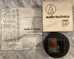 Audio Technica LS500 Cartridge And LSN500 Line Contact Stylus Display Case. Fixed Price $299.99.