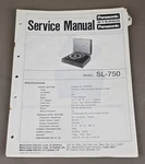 Panasonic Turntable SL-750 Service Manual D-4458. Fixed Price $54.95.