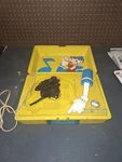 General Electric Vintage Donald Duck Record Player Powers On, Doesn't Spin. Fixed Price $40.00.