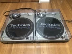 Technics SL1200 MK3D Silver Set Direct Drive Dj Maintained Turntables With Cover. Fixed Price $1210.00.
