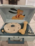 Vintage Disney Pluto Record Player 60S General Electric RP3124B - Works Read. Fixed Price $42.49.