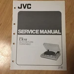 Original Jvc Service Manual For Model Turntables Select One. Fixed Price $10.98.