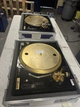 Technics SL-1200 Ltd Limited Gold Edition Turntables With Cases.. Fixed Price $2200.00.